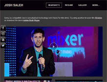 Tablet Screenshot of joshsaleh.com